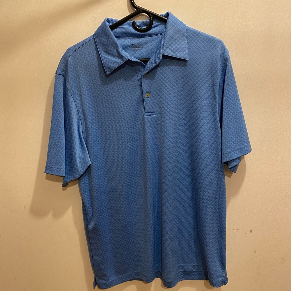 Light Blue Golf Shirt size Large
